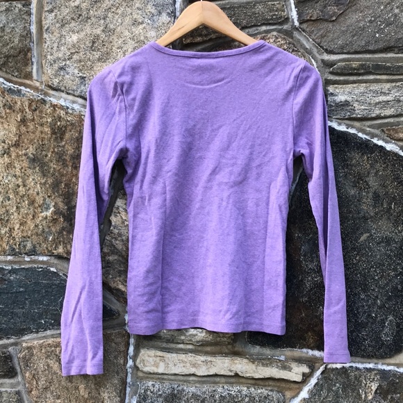 Long sleeve lilac tee - Picture 2 of 3